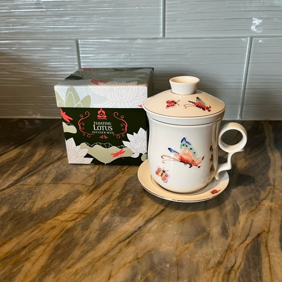 Teavana Floating Lotus infuser mug - Picture 1 of 6